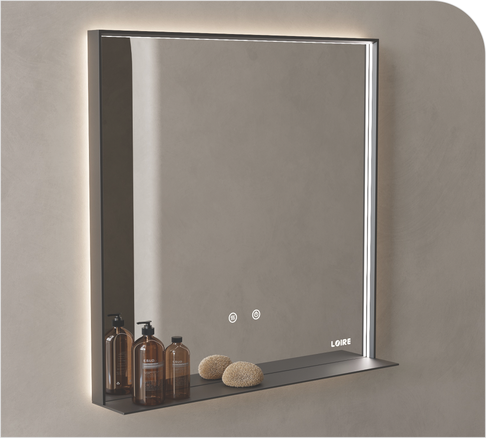 Noir Shelf Mirror 88