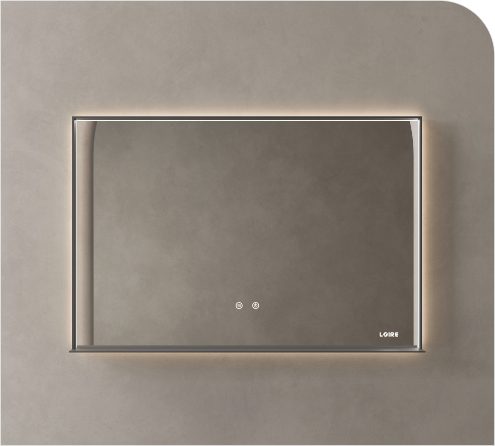 Noir Shelf Mirror 612