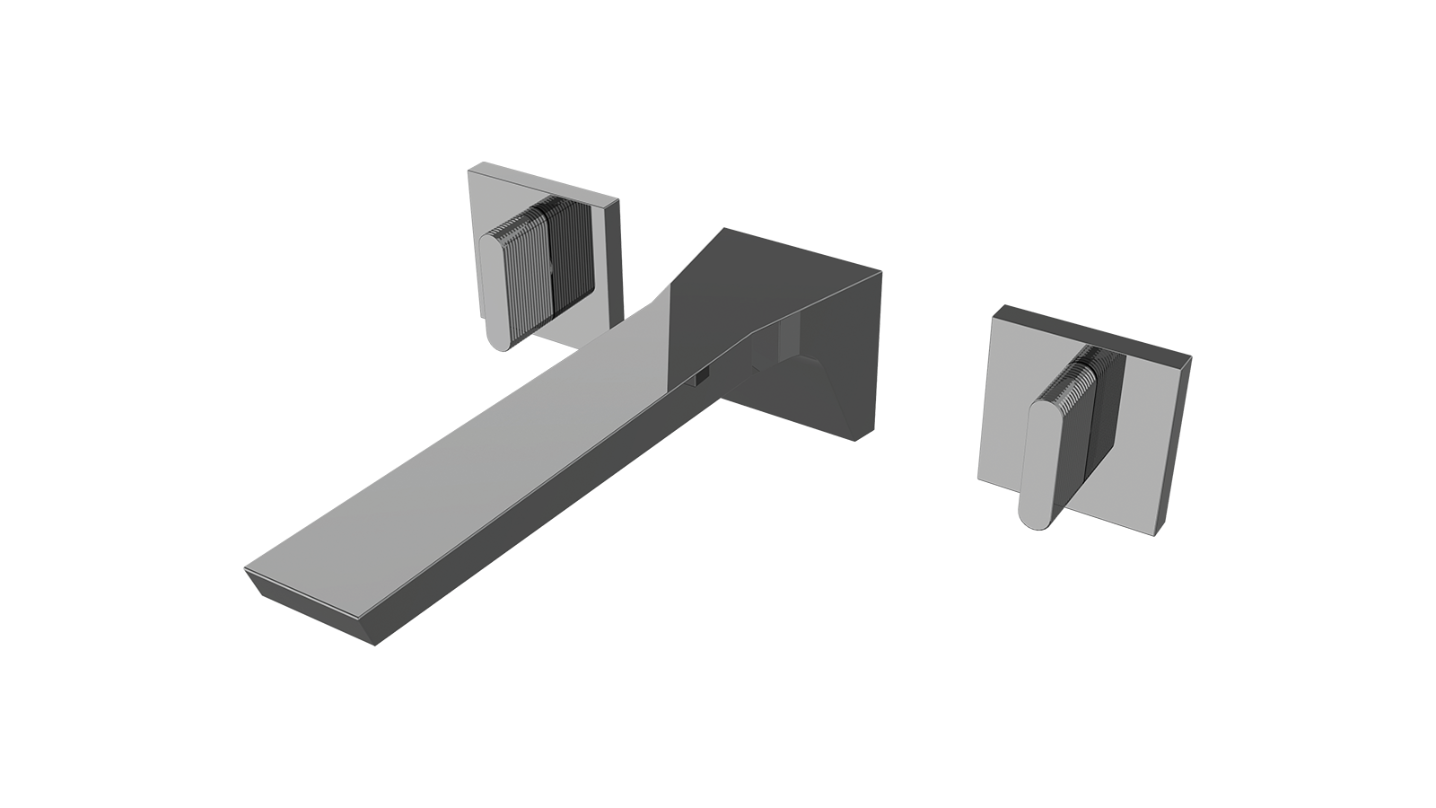 Celestia 3 Hole Basin Mixer Wall Mount