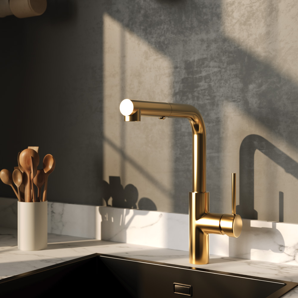 Fluid Kitchen Faucet